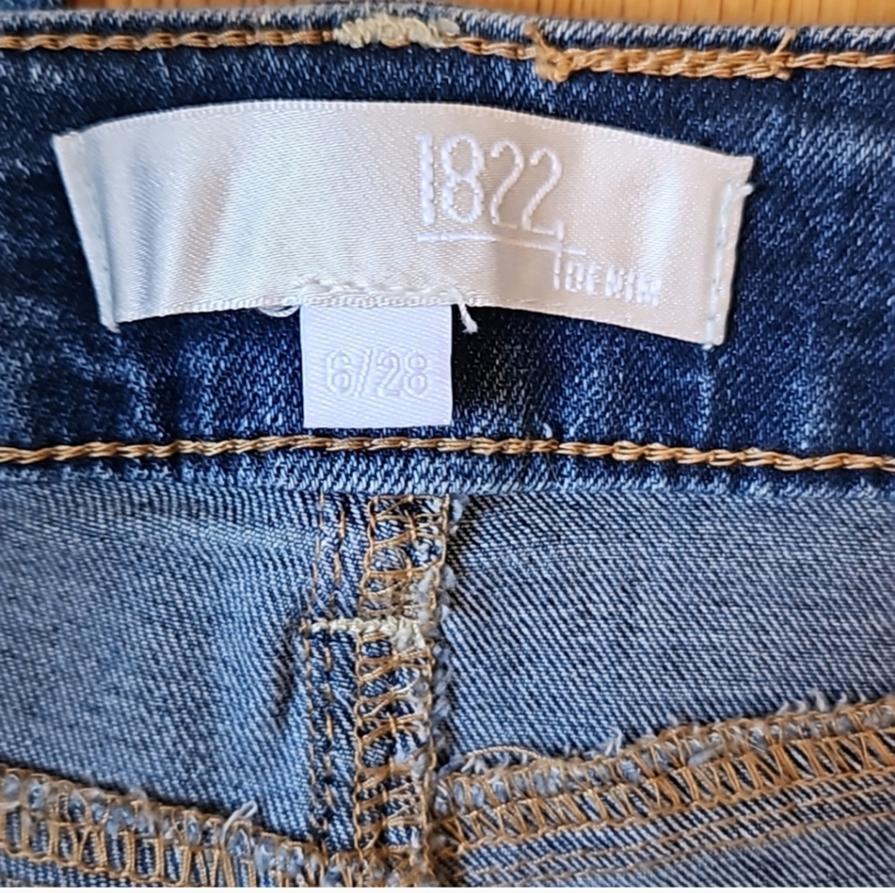 1822 - Denim Sherri High Rise Ankle Straight jeans, - Picture 13 of 13